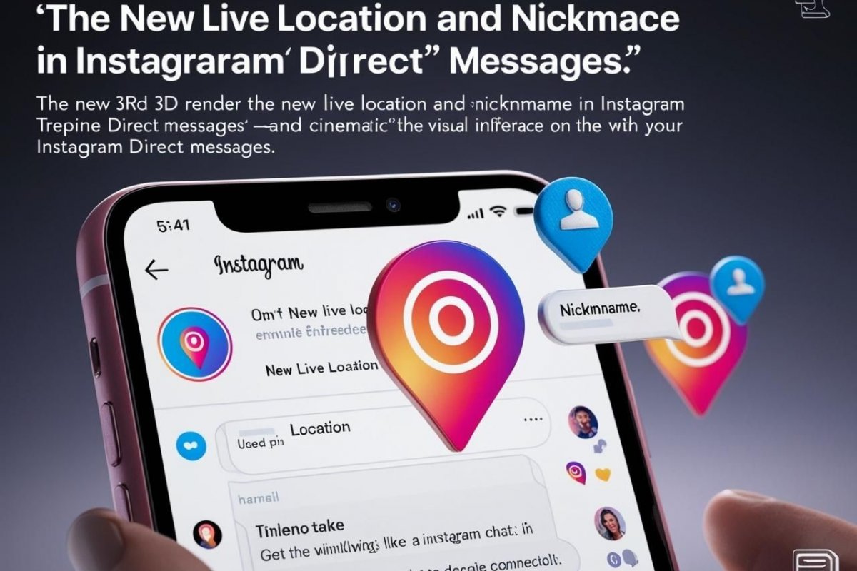 Instagram DM lerine Canlı Konum ve Takma Ad Özelliği Geldi